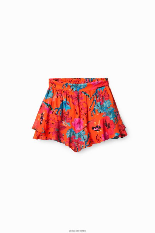 Desigual zapatos Colombia - ropa 4802L1059 mujer Desigual falda pantalón color coral