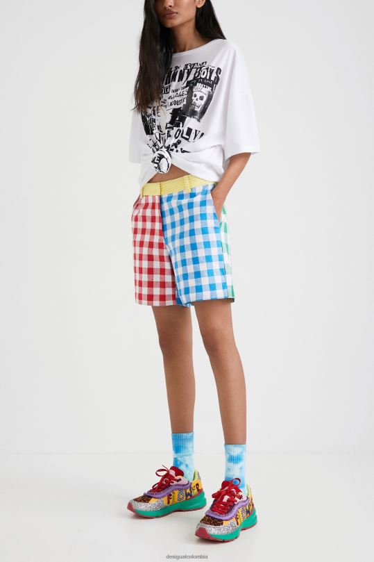 blusas Desigual bogota - ropa 4802L1068 mujer Desigual pantalones cortos a cuadros johnson hartig