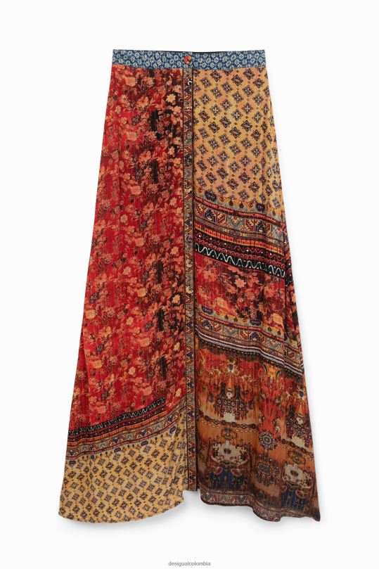 blusas Desigual bogota - ropa 4802L1133 mujer Desigual falda larga de flores
