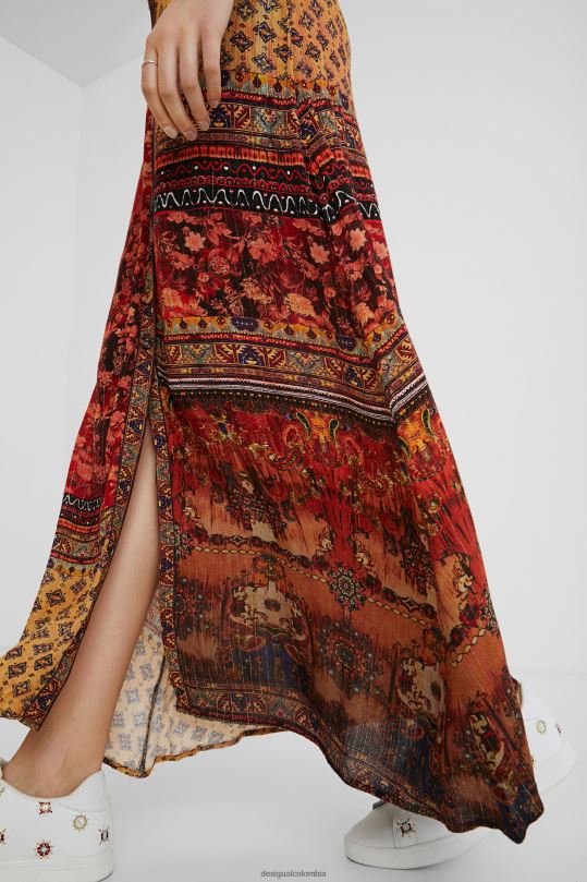 blusas Desigual bogota - ropa 4802L1133 mujer Desigual falda larga de flores