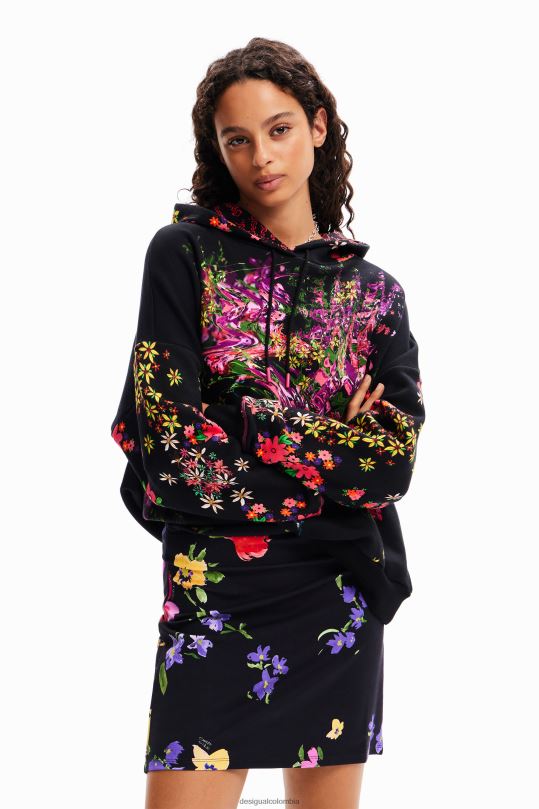 Desigual Colombia - ropa 4802L256 mujer Desigual minifalda elástica floral