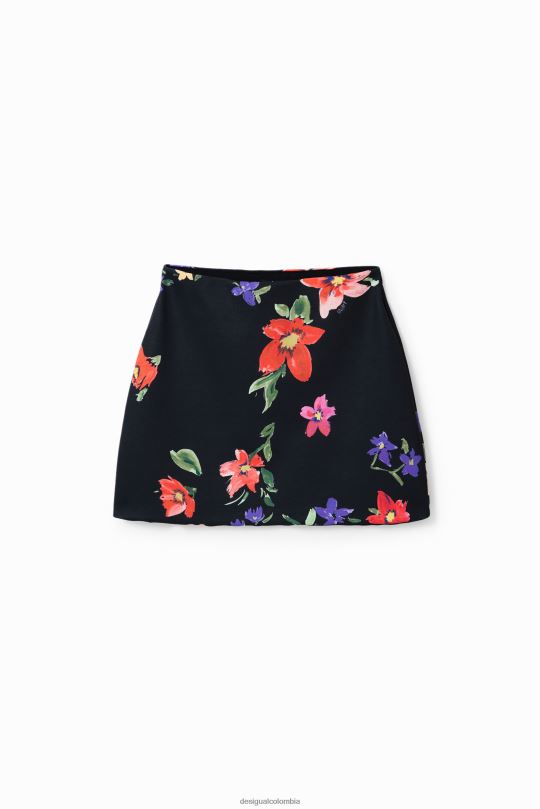 Desigual Colombia - ropa 4802L256 mujer Desigual minifalda elástica floral