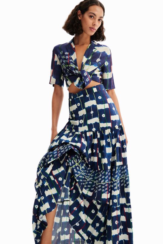 ropa 4802L311 mujer Desigual falda larga multiposición stella jean - Desigual sale damen