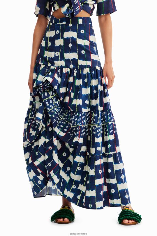 ropa 4802L311 mujer Desigual falda larga multiposición stella jean - Desigual sale damen