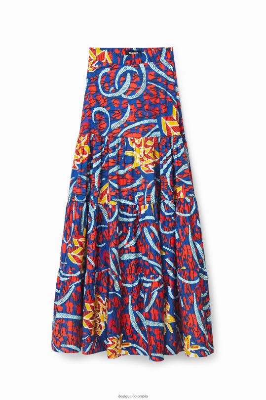 ropa 4802L355 mujer Desigual falda larga multiposición stella jean - Desigual shop