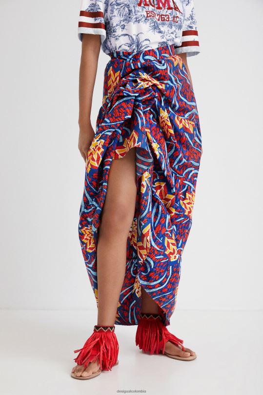 ropa 4802L355 mujer Desigual falda larga multiposición stella jean - Desigual shop