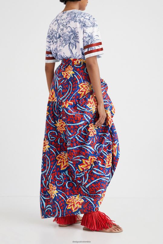 ropa 4802L355 mujer Desigual falda larga multiposición stella jean - Desigual shop