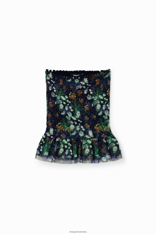 Desigual Colombia - ropa 4802L672 mujer Desigual minifalda ajustada con estampado floral