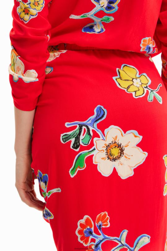 Desigual Colombia - ropa 4802L761 mujer Desigual falda midi fruncida