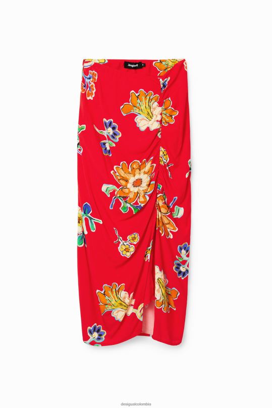 Desigual Colombia - ropa 4802L761 mujer Desigual falda midi fruncida