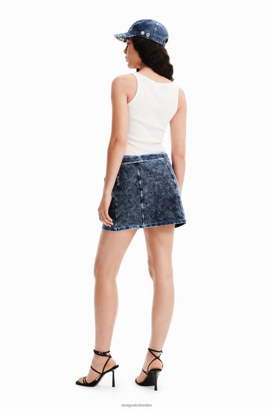 ropa 4802L871 mujer Desigual nathy peluso minifalda riñonera - Desigual sales online