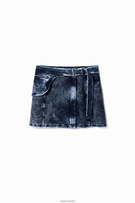 ropa 4802L871 mujer Desigual nathy peluso minifalda riñonera - Desigual sales online