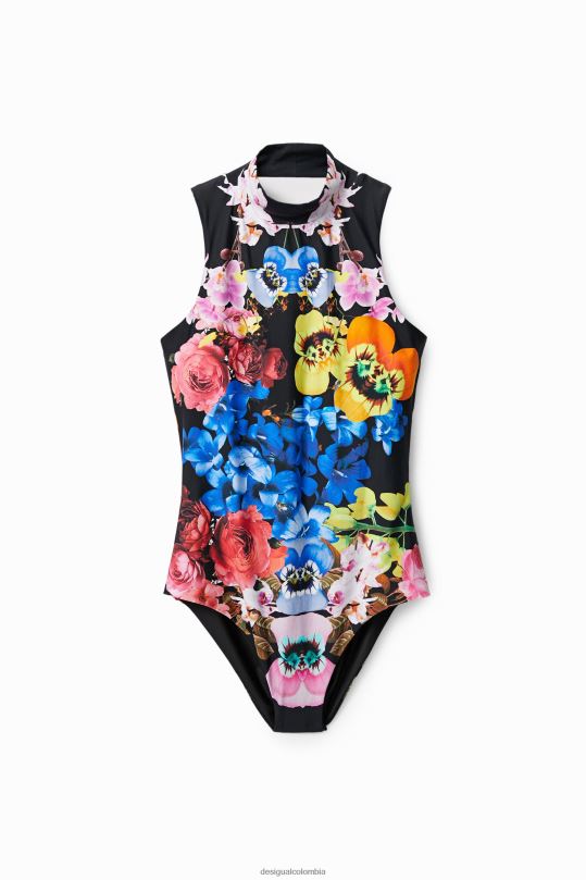 ropa 4802L1027 mujer Desigual metro. body con estampado floral de christian lacroix - Desigual sales online