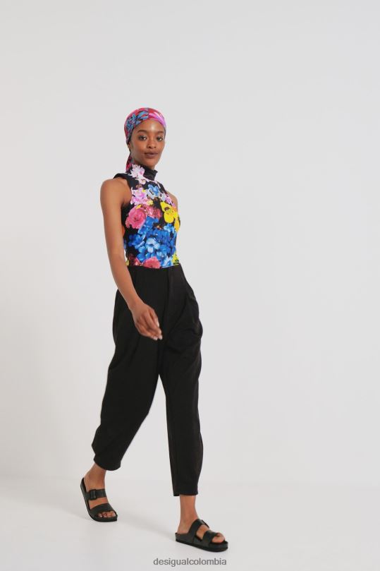 ropa 4802L1027 mujer Desigual metro. body con estampado floral de christian lacroix - Desigual sales online