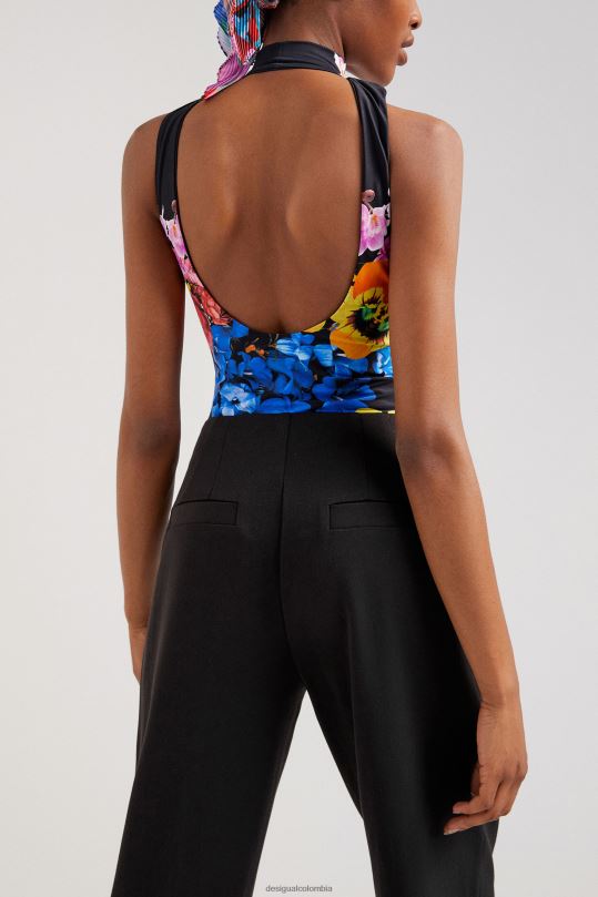 ropa 4802L1027 mujer Desigual metro. body con estampado floral de christian lacroix - Desigual sales online