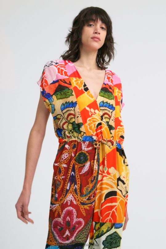ropa 4802L1074 mujer Desigual metro. mono cruzado de christian lacroix - Desigual Colombia Medellín