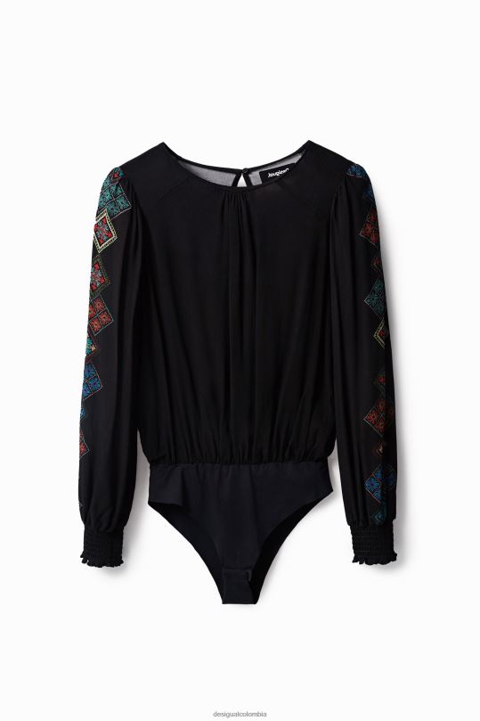 Desigual Colombia pagina oficial - ropa 4802L1095 mujer Desigual body con motivo