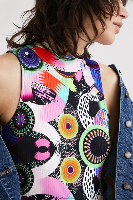 Desigual Colombia bolsos - ropa 4802L1108 mujer Desigual metro. body galáctico de christian lacroix