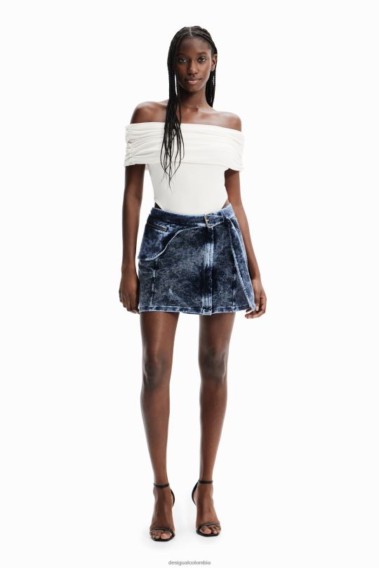 blusas Desigual bogota - ropa 4802L465 mujer Desigual nathy peluso body escote drapeado