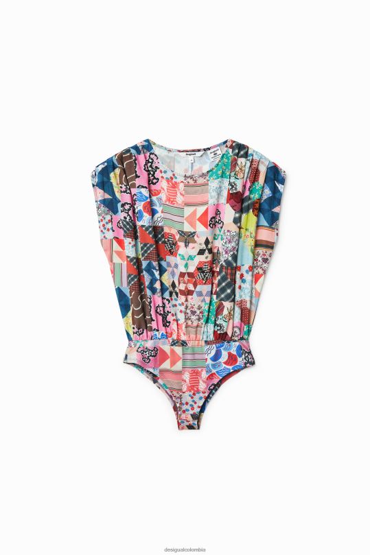 blusas Desigual bogota - ropa 4802L878 mujer Desigual body con patchwork de johnson hartig