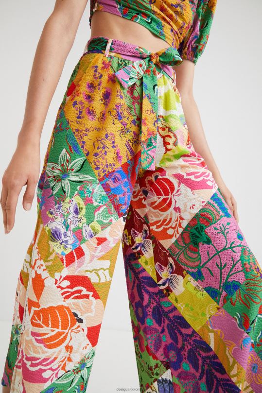 ropa 4802L1069 mujer Desigual metro. pantalon christian lacroix con aberturas - Desigual sales online