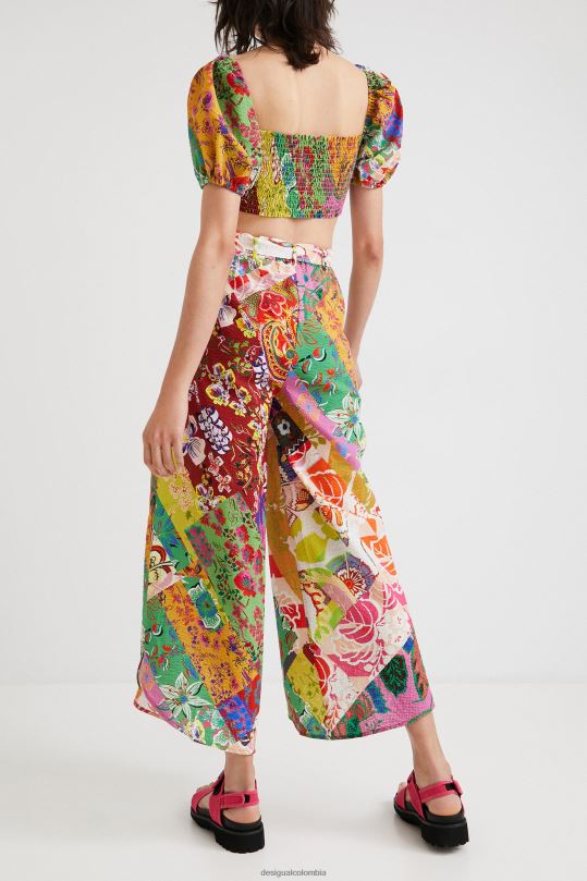 ropa 4802L1069 mujer Desigual metro. pantalon christian lacroix con aberturas - Desigual sales online