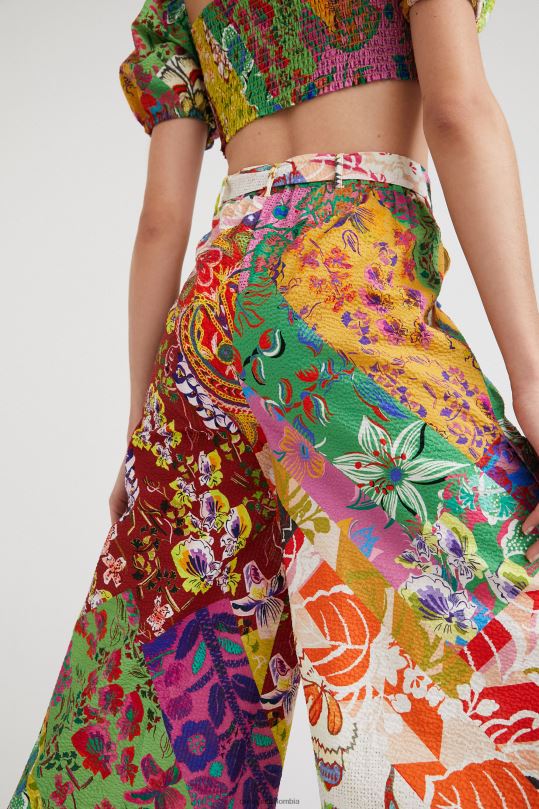 ropa 4802L1069 mujer Desigual metro. pantalon christian lacroix con aberturas - Desigual sales online