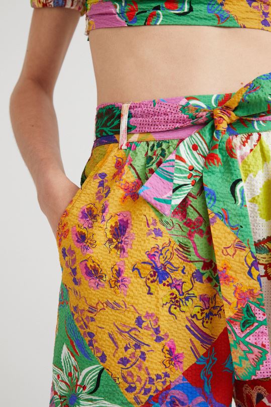 ropa 4802L1069 mujer Desigual metro. pantalon christian lacroix con aberturas - Desigual sales online