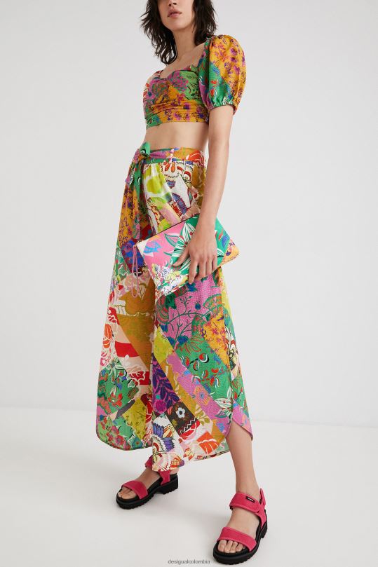 ropa 4802L1069 mujer Desigual metro. pantalon christian lacroix con aberturas - Desigual sales online