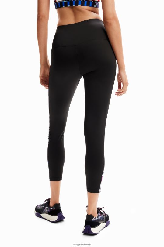Desigual Colombia - ropa 4802L192 mujer Desigual leggings deportivos lisos con fallas