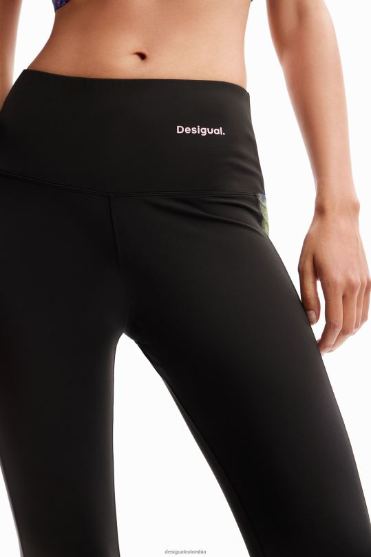 Desigual Colombia - ropa 4802L192 mujer Desigual leggings deportivos lisos con fallas