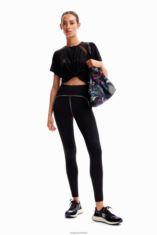 Desigual Colombia bolsos - ropa 4802L193 mujer Desigual leggins deportivos en contraste