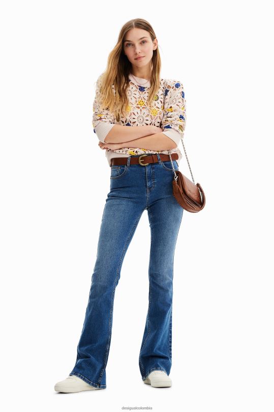 blusas Desigual bogota - ropa 4802L200 mujer Desigual vaqueros acampanados