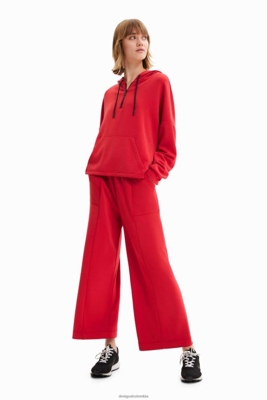 ropa 4802L398 mujer Desigual pantalones anchos suaves al tacto - Desigual sale damen