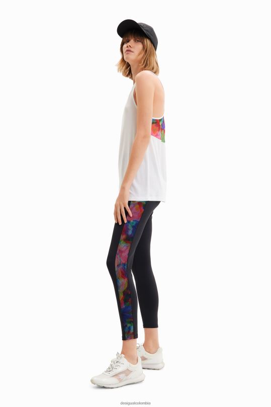 ropa 4802L411 mujer Desigual leggings deportivos con laterales en contraste - Desigual Colombia Medellín