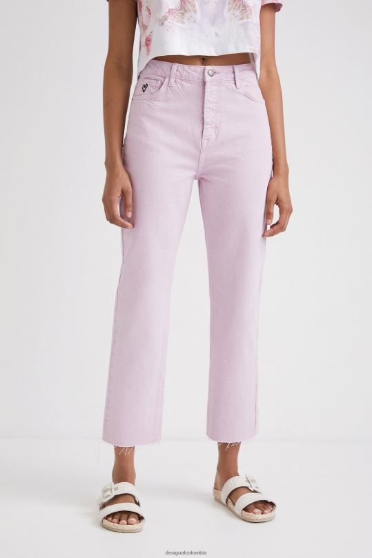 Desigual Colombia - ropa 4802L437 mujer Desigual jeans rectos recortados