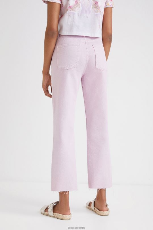 Desigual Colombia - ropa 4802L437 mujer Desigual jeans rectos recortados