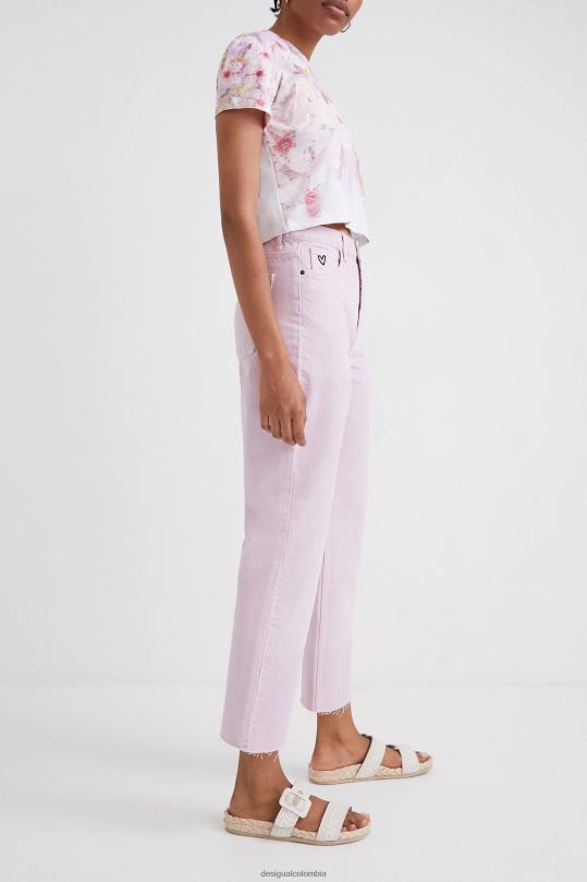 Desigual Colombia - ropa 4802L437 mujer Desigual jeans rectos recortados