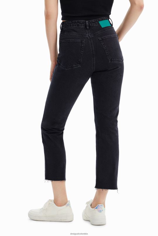 Desigual zapatos Colombia - ropa 4802L446 mujer Desigual jeans rectos recortados
