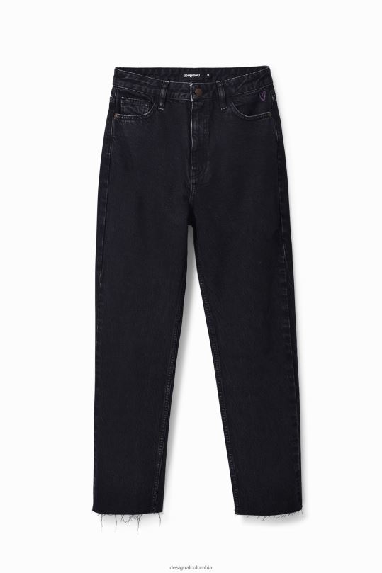 Desigual zapatos Colombia - ropa 4802L446 mujer Desigual jeans rectos recortados