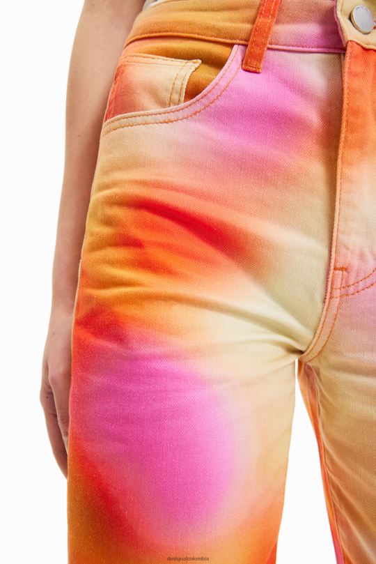 Desigual Colombia bolsos - ropa 4802L781 mujer Desigual maitrepierre jeans anchos multicolor