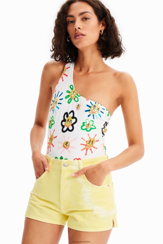 Desigual zapatos Colombia - ropa 4802L796 mujer Desigual shorts de mezclilla con efecto tie-dye