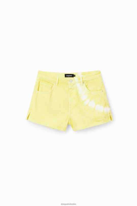 Desigual zapatos Colombia - ropa 4802L796 mujer Desigual shorts de mezclilla con efecto tie-dye