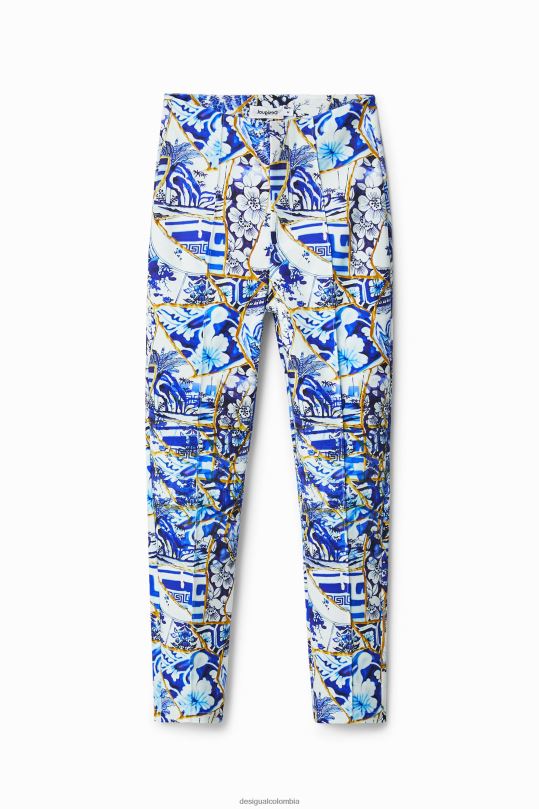 Desigual Colombia bolsos - ropa 4802L875 mujer Desigual pantalones slim con estampado stella jean