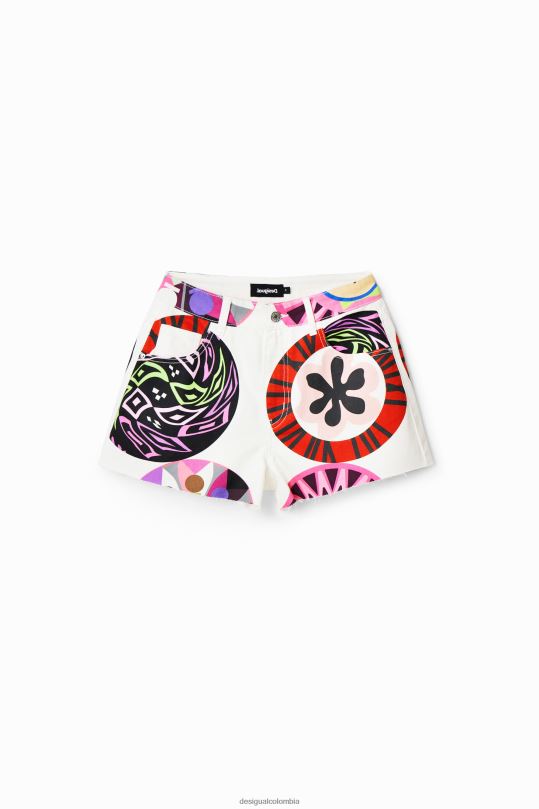 ropa 4802L896 mujer Desigual metro. pantalones cortos de mezclilla de christian lacroix - Desigual Colombia Medellín