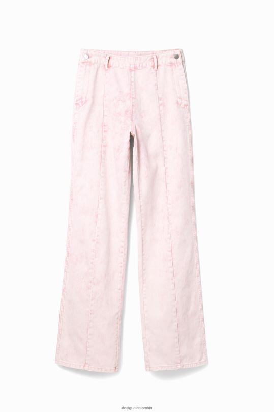 Desigual zapatos Colombia - ropa 4802L924 mujer Desigual maitrepierre jeans rectos de pernera ancha