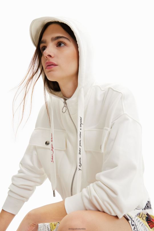 Desigual Colombia - ropa 4802L337 mujer Desigual sudadera con bolsillos oversize
