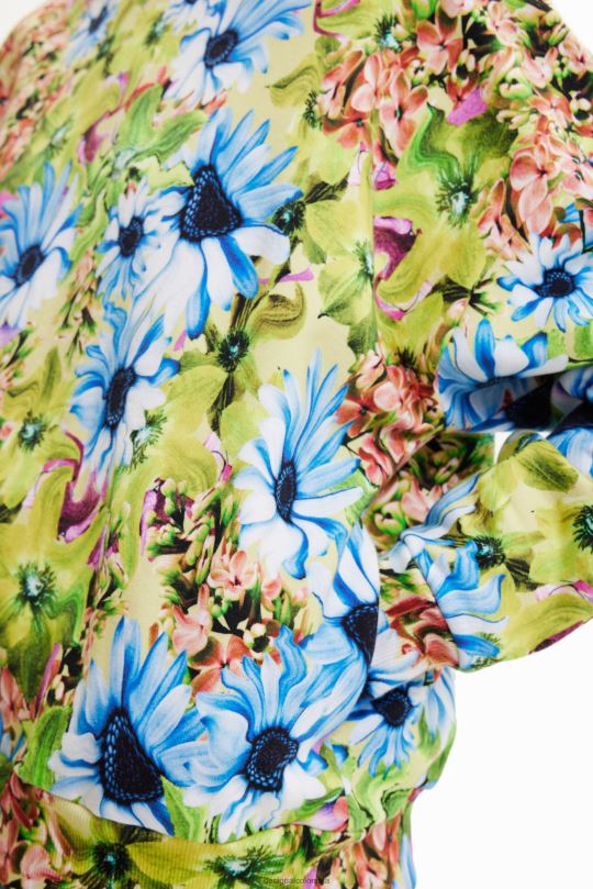Desigual Colombia bolsos - ropa 4802L342 mujer Desigual sudadera oversize con estampado floral