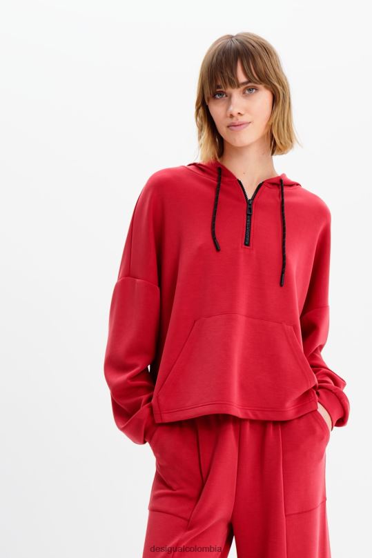 blusas Desigual bogota - ropa 4802L392 mujer Desigual sudadera oversize con capucha y tacto suave