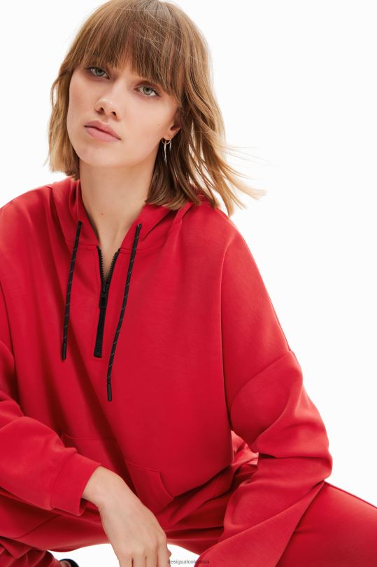 blusas Desigual bogota - ropa 4802L392 mujer Desigual sudadera oversize con capucha y tacto suave